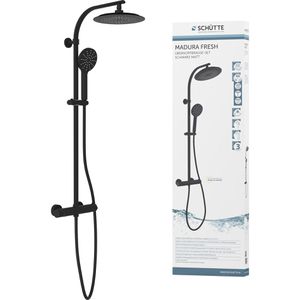 Duschsystem Schütte Madura Fresh, schwarz