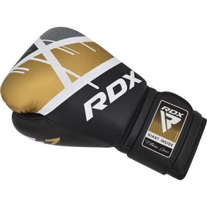Produktbild für Boxhandschuhe RDX-Sports F7 Ego, schwarz, für Erwachsene