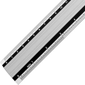 Produktbild für Lineal Westcott E-10192 00, 40 cm