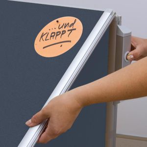Produktbild für Moderationstafel Franken PRO MT880312 mit Standfüßen, klappbar