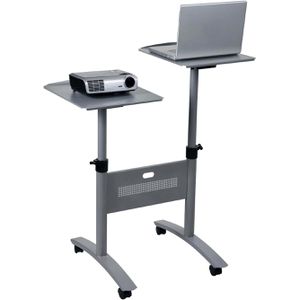 Produktbild für Beamertisch Nobo Multimedia-Wagen 1900791 grau, 10 kg Traglast