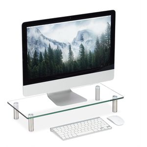 Produktbild für Monitorständer Relaxdays 10027843-535, Glas/Metall