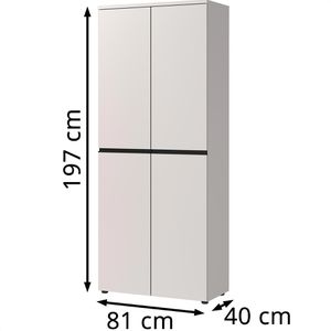 Produktbild für Aktenschrank Germania Bedano, 4042-572 aus Holz