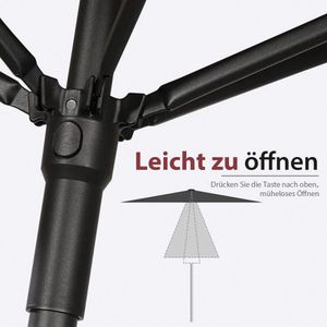 Produktbild für Sonnenschirm Sekey UB158, rechteckig