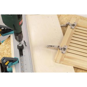 Produktbild für Dübelhilfe Wolfcraft Dübelleiste, 4650000