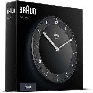 Produktbild für Wanduhr Braun BC06B, Kunststoff, analog, Quarzuhr