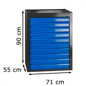 Produktbild für Schubladenschrank ADB 24770 Maxi, aus Metall