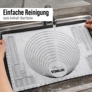 Produktbild für Backmatte STONELINE 15479, aus Silikon-Glas-Gewebe