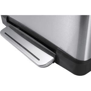 Produktbild für Mülleimer EKO E-Cube, VB 926830, matt silber