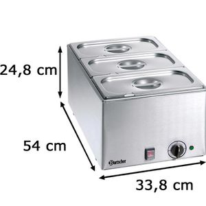 Produktbild für Bain-Marie Bartscher 200233, 1200 Watt
