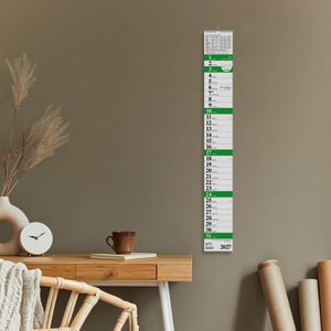 Produktbild für Streifenkalender Korsch 258227, Praktika Grün Recycling XXL