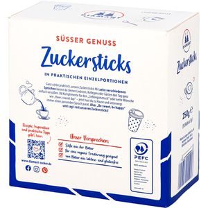 Produktbild für Zuckersticks Diamant weißer Zucker