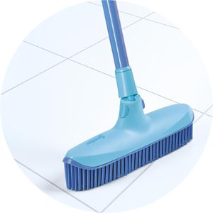 Produktbild für Kehrgarnitur Spontex Catch &amp; Clean Set, mit Gummiborsten
