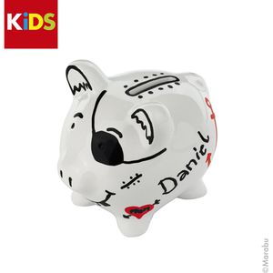 Produktbild für Porzellanstifte Marabu KiDS Porcelain &amp; Glass, Sparschweinset
