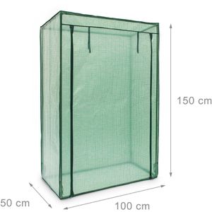 Produktbild für Gewächshaus Relaxdays 10020027, 0,5 m² Fläche