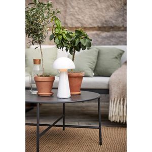 Produktbild für Tischlampe McShine Mushroom, weiß, LED, warmweiß