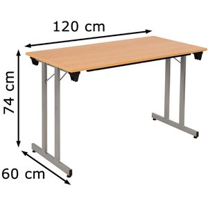 Produktbild für Klapptisch Sodematub TPMU126HA, aus Holz