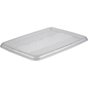 Deckel-Aufbewahrungsbox Keeeper Emilia, transparent