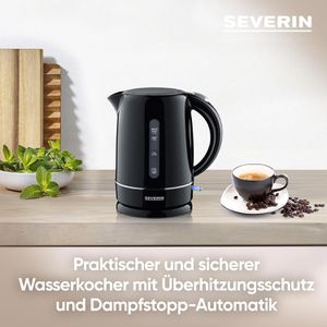 Produktbild für Wasserkocher Severin WK 4322, schwarz