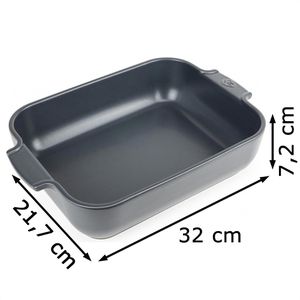 Produktbild für Auflaufform Peugeot Appolia 60060, schiefergrau, aus Keramik