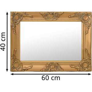 Produktbild für Wandspiegel vidaXL 320329, rechteckig