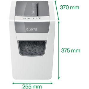 Produktbild für Aktenvernichter Leitz 8001 IQ Home Office Slim P4, weiß