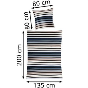 Produktbild für Bettwäsche Kleine-Wolke Rimini, Taupe, Satin