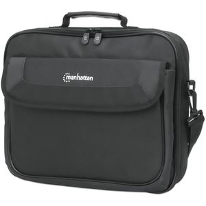Laptoptasche Manhattan Cambridge Clamshell, schwarz
