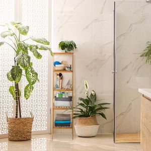 Produktbild für Badregal Relaxdays 10016109, aus Bambus, braun