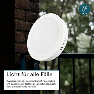 Produktbild für Deckenleuchte Luxula LX300271, weiß, LED