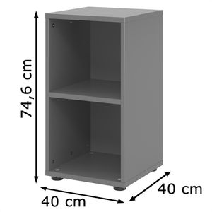 Produktbild für Aktenregal Hammerbacher Serie 9 Advanced, aus Holz
