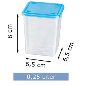 Produktbild für Frischhaltedose Kigima MiraHome blau, aus Kunststoff