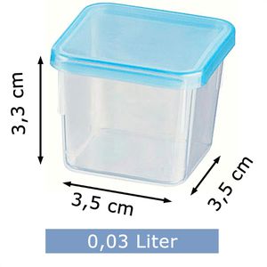 Produktbild für Frischhaltedose Kigima MiraHome blau, aus Kunststoff