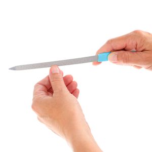 Produktbild für Nagelfeile WUNDmed 06-001 Saphir, verchromtes Metall