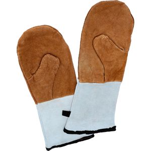 Ofenhandschuh APS Backhandschuhe 88090, braun / grau