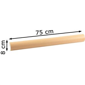 Produktbild für Versandhülse Böttcher-AG braun, Länge 750mm