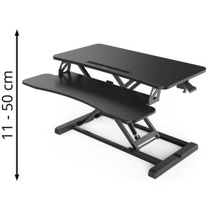 Schreibtischaufsatz Hama 00095825, schwarz