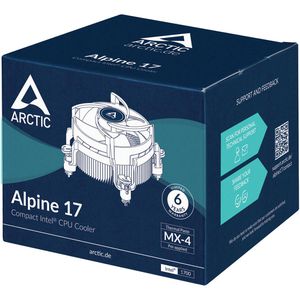 Produktbild für CPU-Kühler Arctic Alpine 17, ACALP00040A, PWM