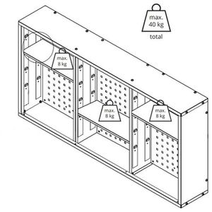 Produktbild für Werkzeugschrank Güde GWS 3T, 40476, aus Metall, schwarz / blau