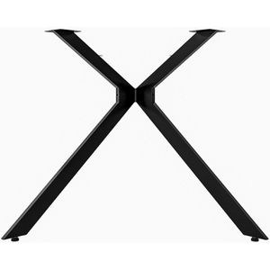 Produktbild für Tischbein CLP Cascada S 323438, schwarz aus Metall