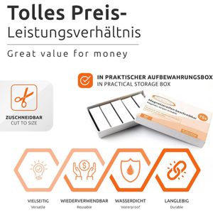 Produktbild für Magnetschilder ECENCE 31040103, weiß