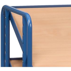 Produktbild für Eurokastenwagen Fetra 2391, mit Holzböden
