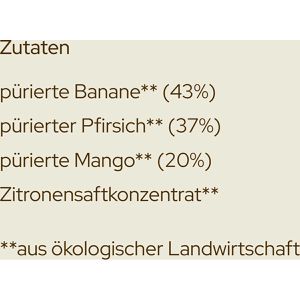 Produktbild für Fruchtpüree FruchtBar Quetschie, 100% Frucht, BIO