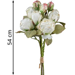 Produktbild für Kunstblume Creativ-green Vintagerosenbund