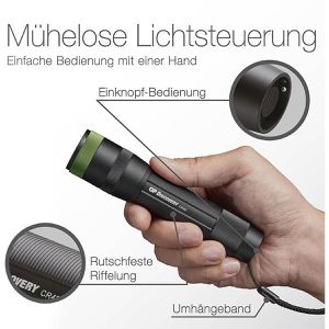 Produktbild für Taschenlampe GP Batteries CR42, LED, aufladbar