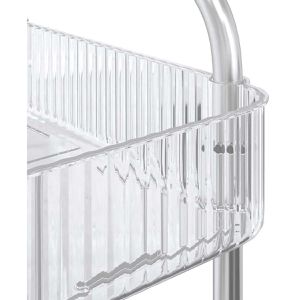 Produktbild für Küchenwagen vidaXL 4012376, transparent / silber