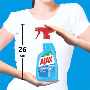 Produktbild für Glasreiniger Ajax 3-Fach Aktiv, gebrauchsfertig
