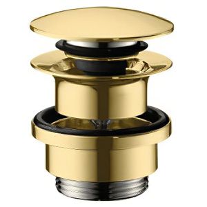 Ablaufgarnitur hansgrohe Push-Open 50100990, aus Messing