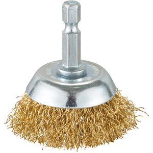 Produktbild für Drahtbürste Makita D-73601, gewellt, Topfbürste