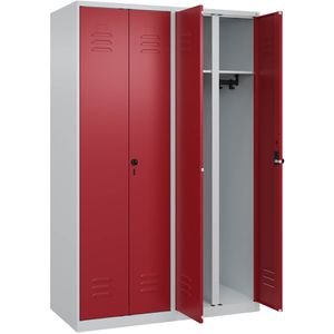 Produktbild für Spind CP-Möbel 80002-40 Classic PLUS, Doppelspind, rot